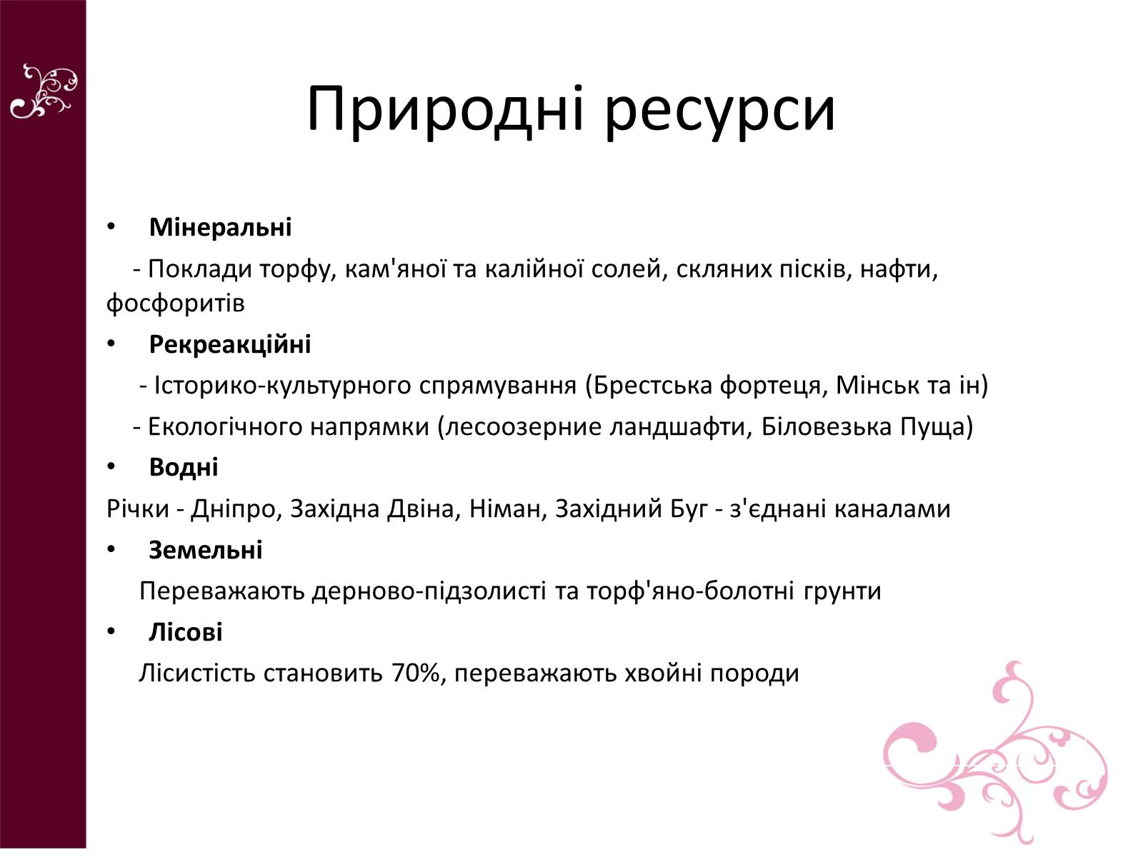 Презентація на тему «Республіка Білорусь» (варіант 4) - Слайд #10