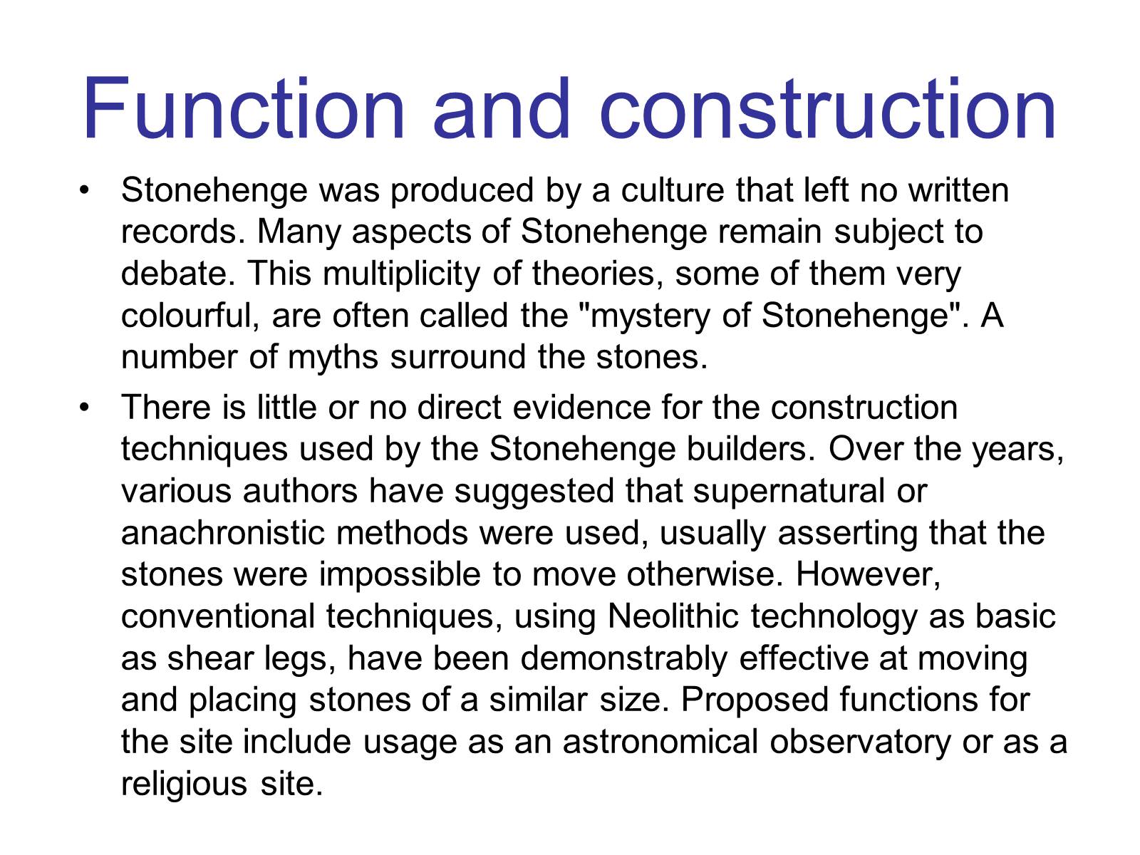 Презентація на тему «Stonehenge» (варіант 1) - Слайд #6