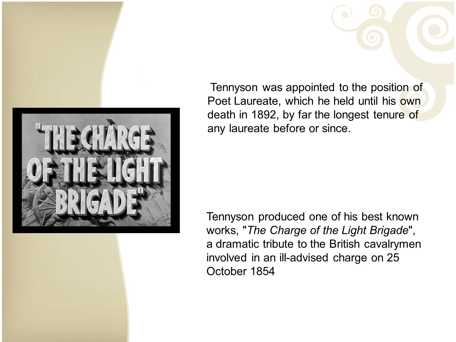 Презентація на тему «The Lord Tennyson» - Слайд #8