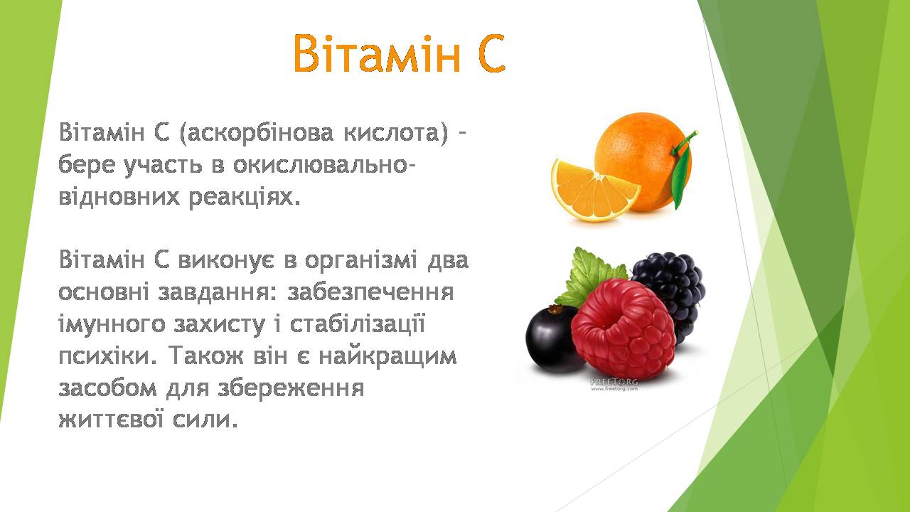 Презентація на тему «Вітаміни» (варіант 12) - Слайд #3