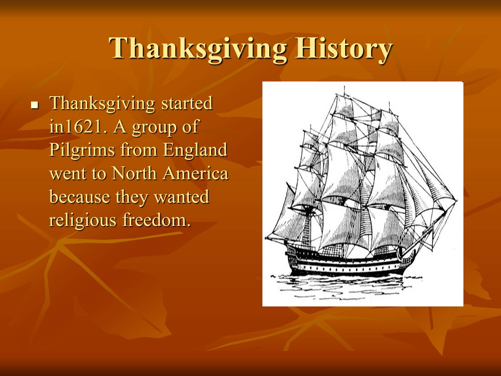 Презентація на тему «Thanksgiving» - Слайд #2