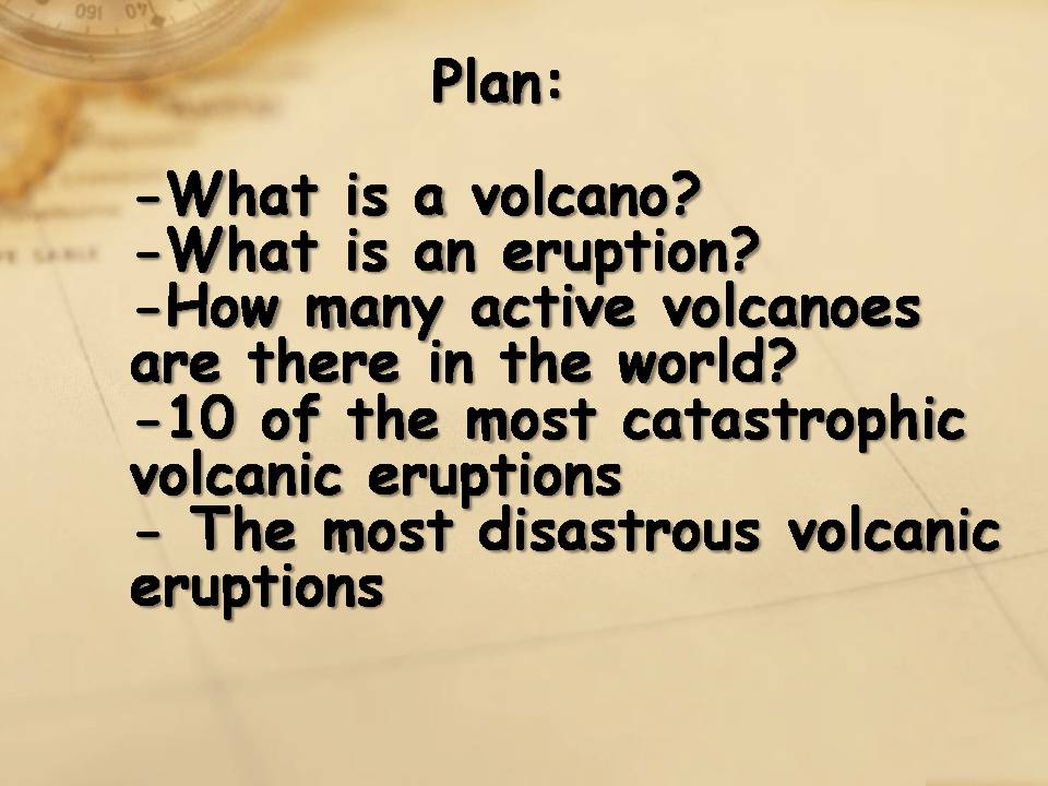 Презентація на тему «Volcanic Eruptions» - Слайд #2