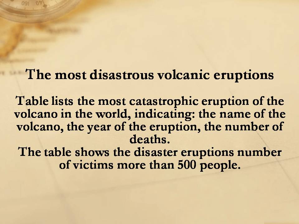 Презентація на тему «Volcanic Eruptions» - Слайд #21