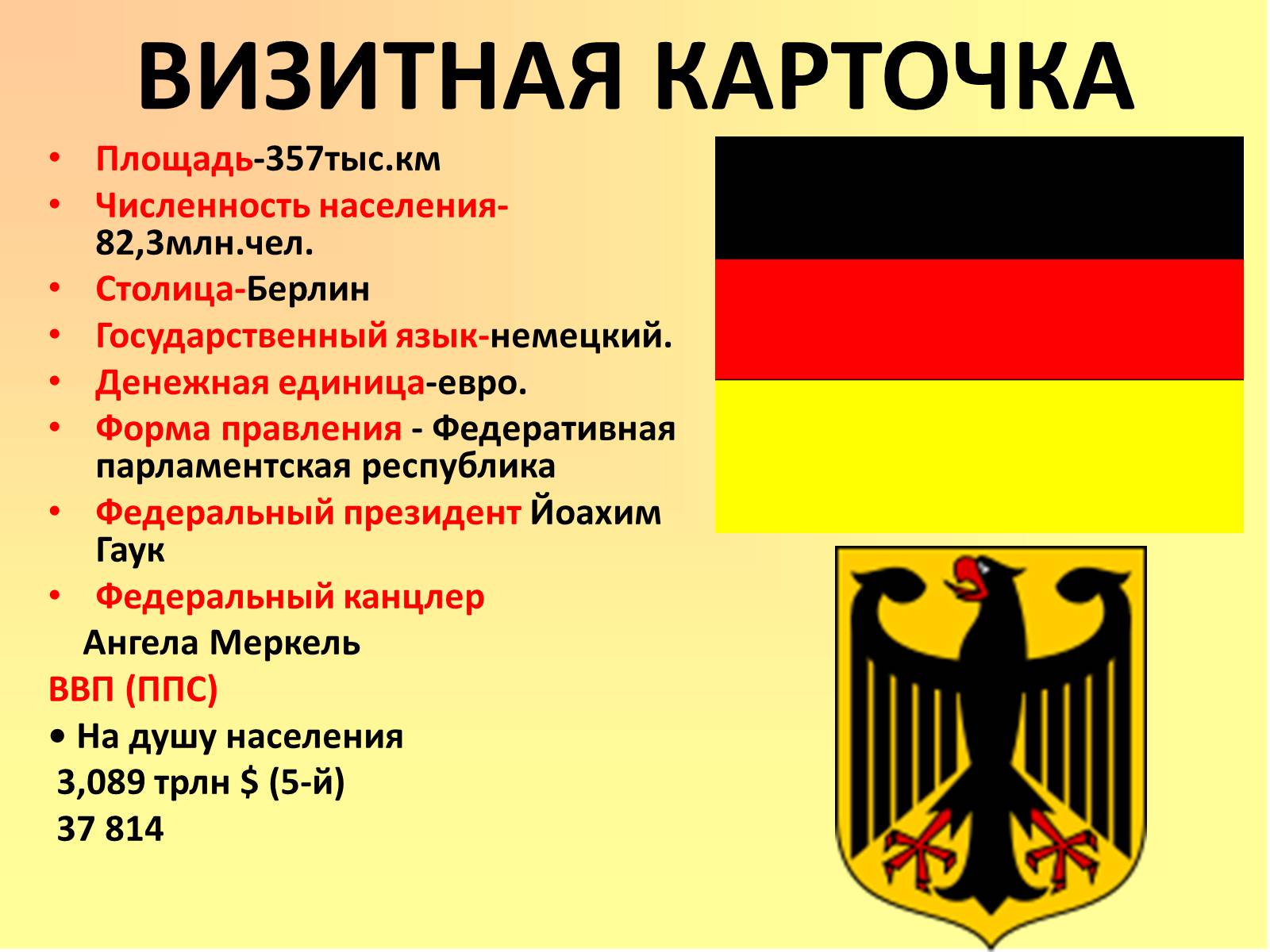 Презентація на тему «Германия» (варіант 3) - Слайд #4