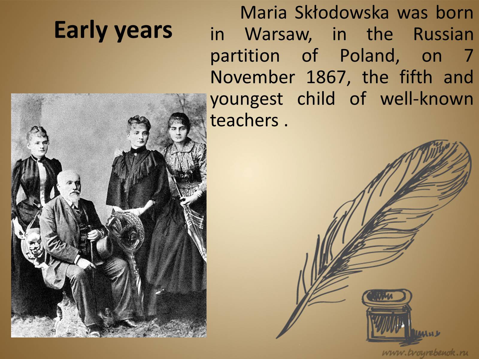 Презентація на тему «Marie Sklodowska-Curie» - Слайд #2