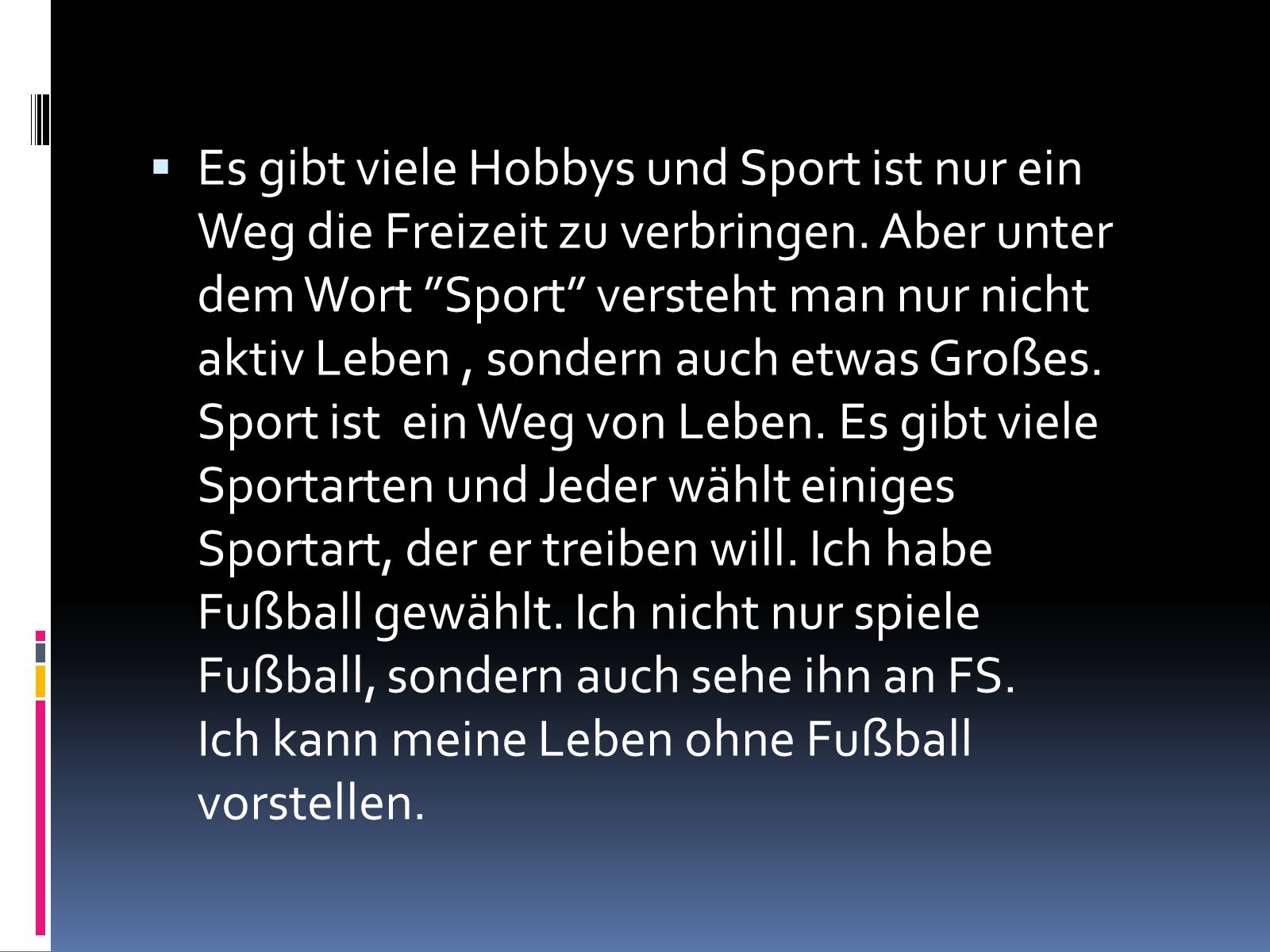 Презентація на тему «Sport als Hobby» - Слайд #2