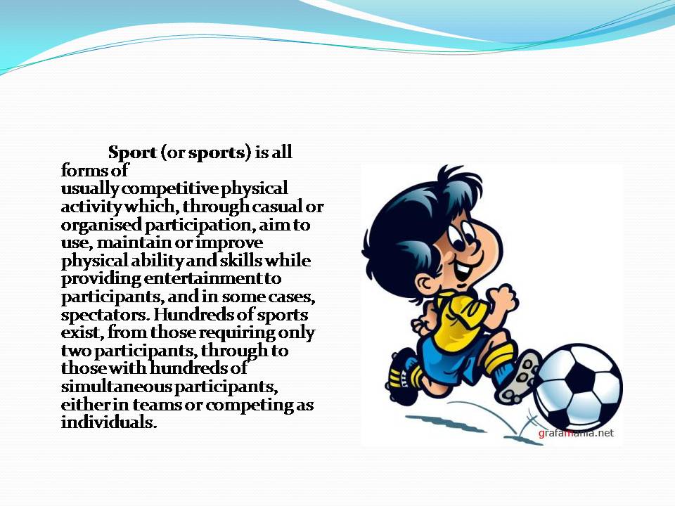 Презентація на тему «Sport» (варіант 3) - Слайд #2