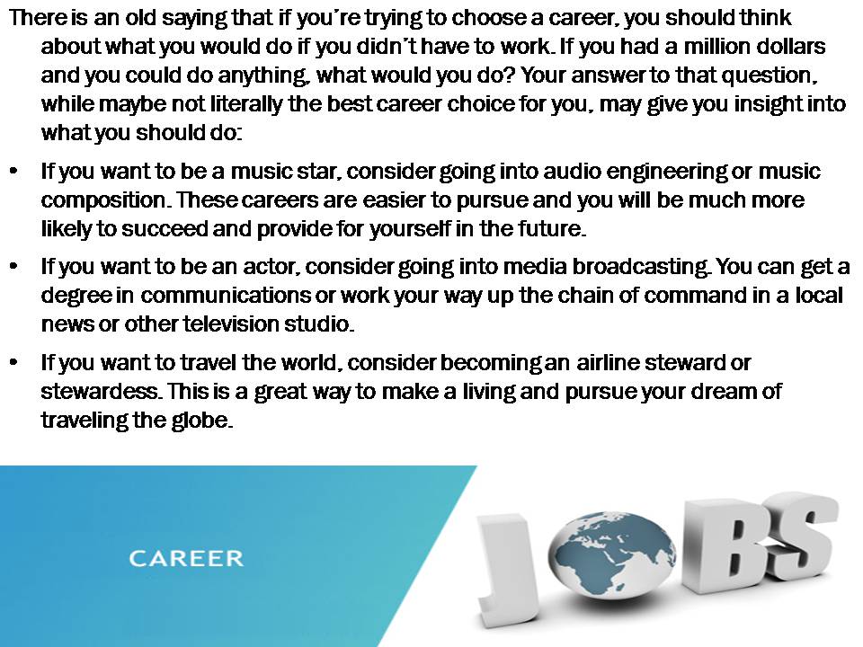 Презентація на тему «How to choose your future career» - Слайд #5