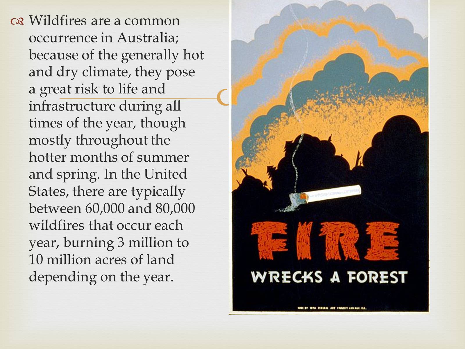 Презентація на тему «Wildfire» - Слайд #3