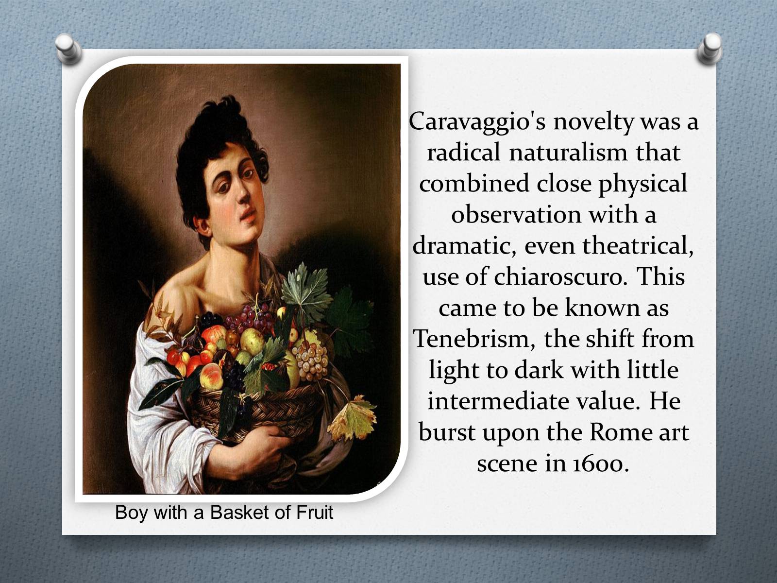 Презентація на тему «Michelangelo Merisi da Caravaggio» - Слайд #4