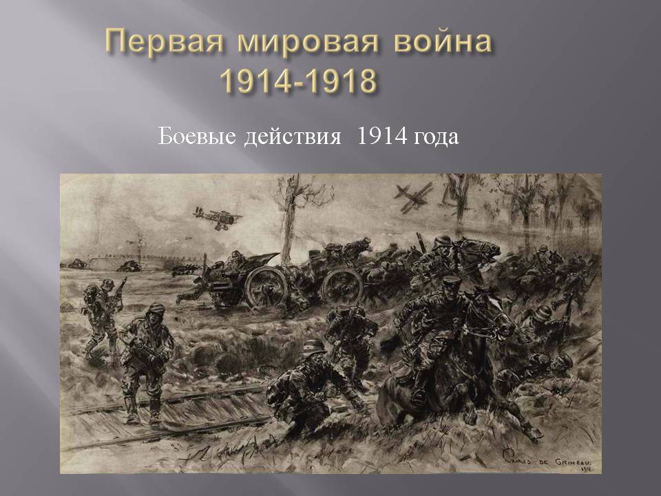 Презентація на тему «Первая мировая война 1914-1918» - Слайд #1
