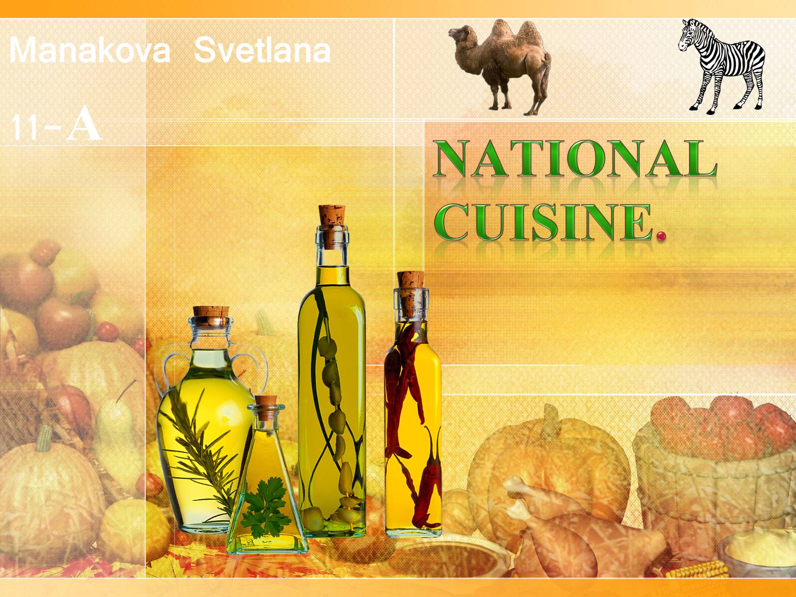 Презентація на тему «National cuisine» - Слайд #1