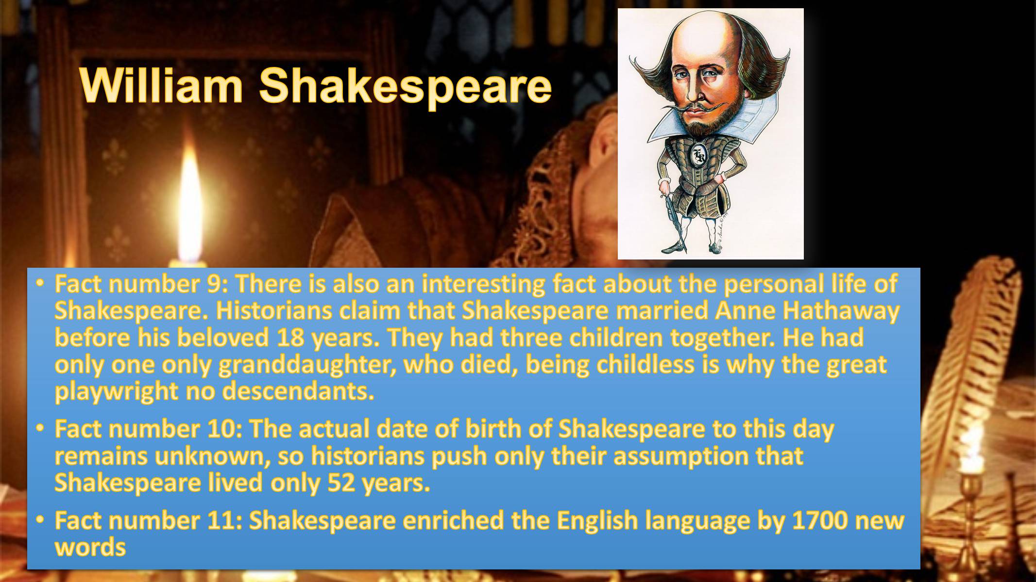 Презентація на тему «William Shakespeare» (варіант 2) - Слайд #7