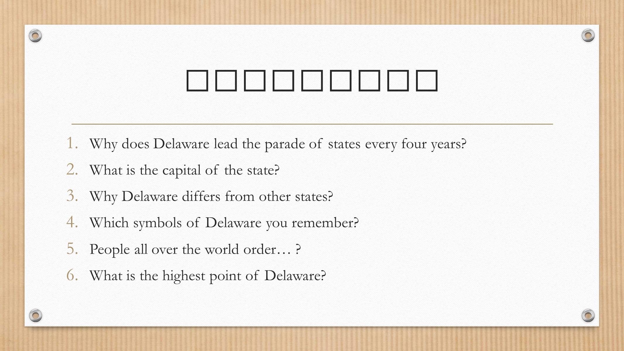 Презентація на тему «Delaware» - Слайд #13