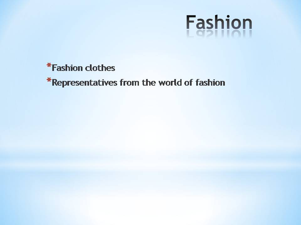 Презентація на тему «Fashion» (варіант 2) - Слайд #2