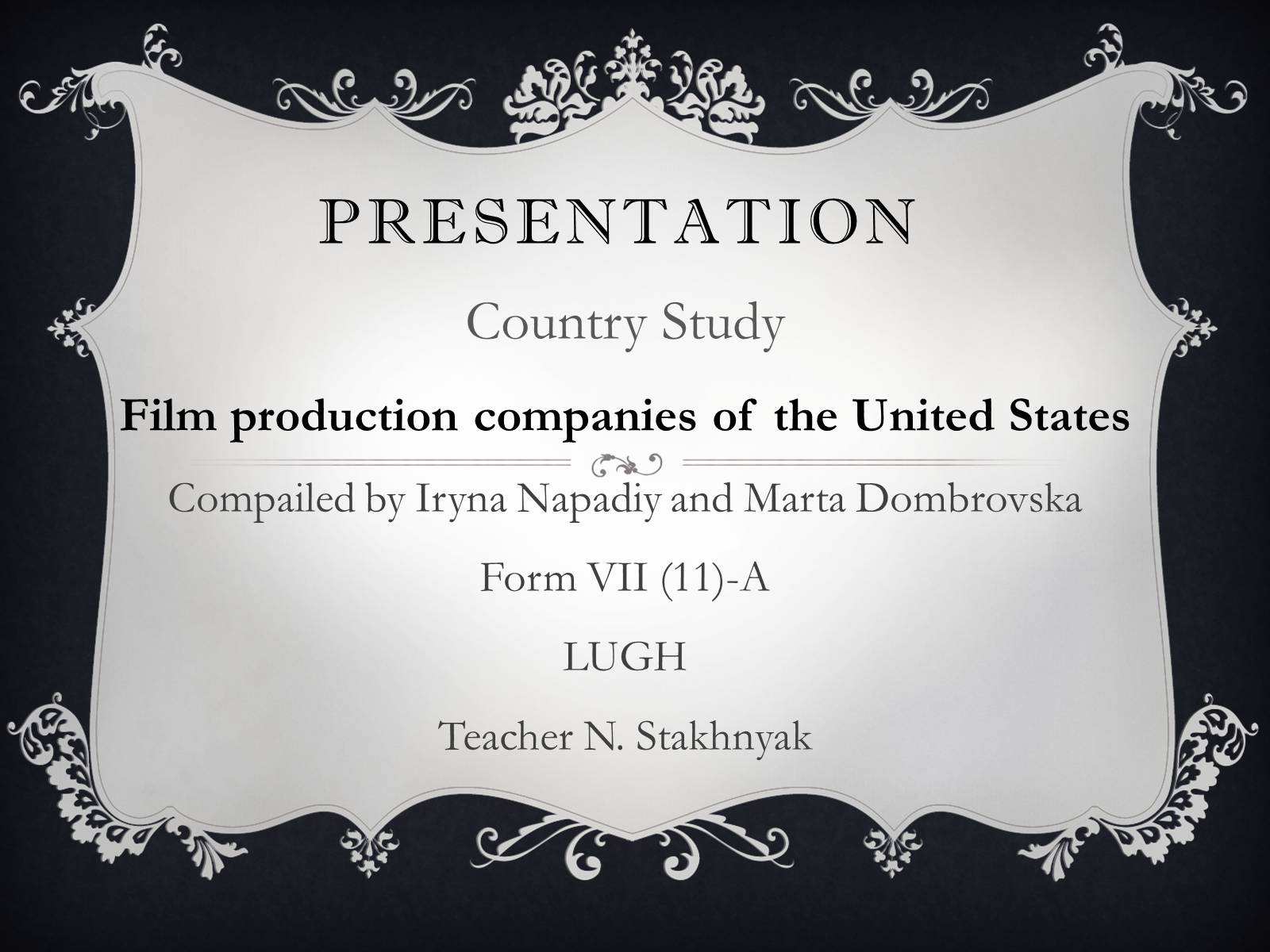 Презентація на тему «Country Stud» - Слайд #1