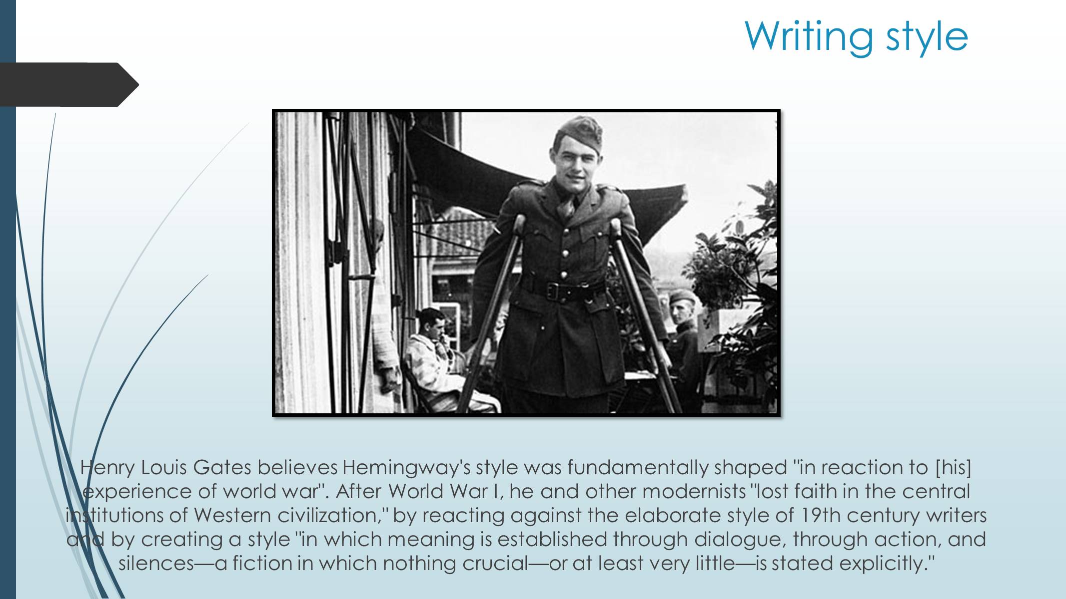 Презентація на тему «Works of Ernest Hemingway» - Слайд #4