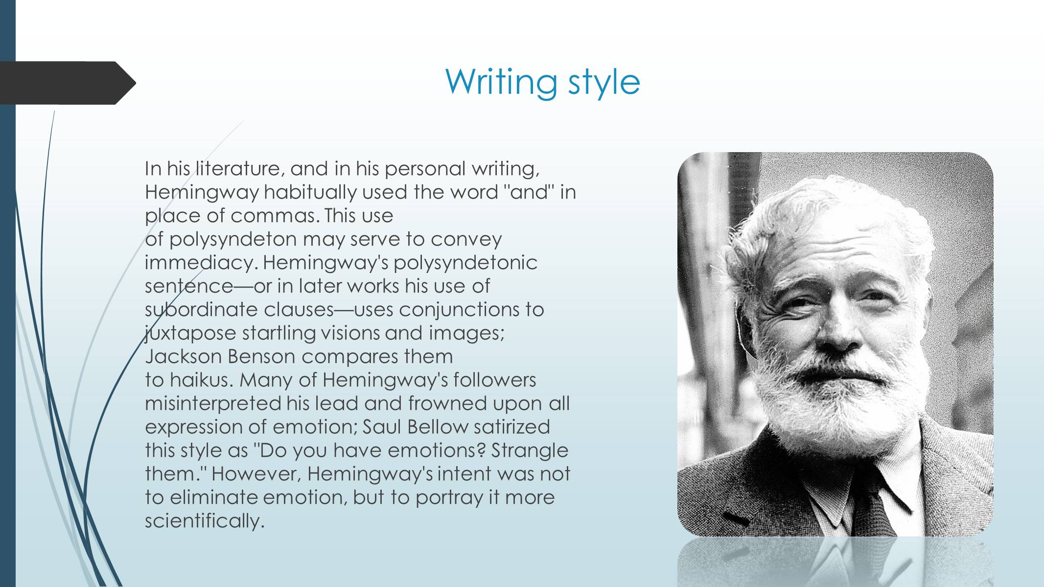Презентація на тему «Works of Ernest Hemingway» - Слайд #5