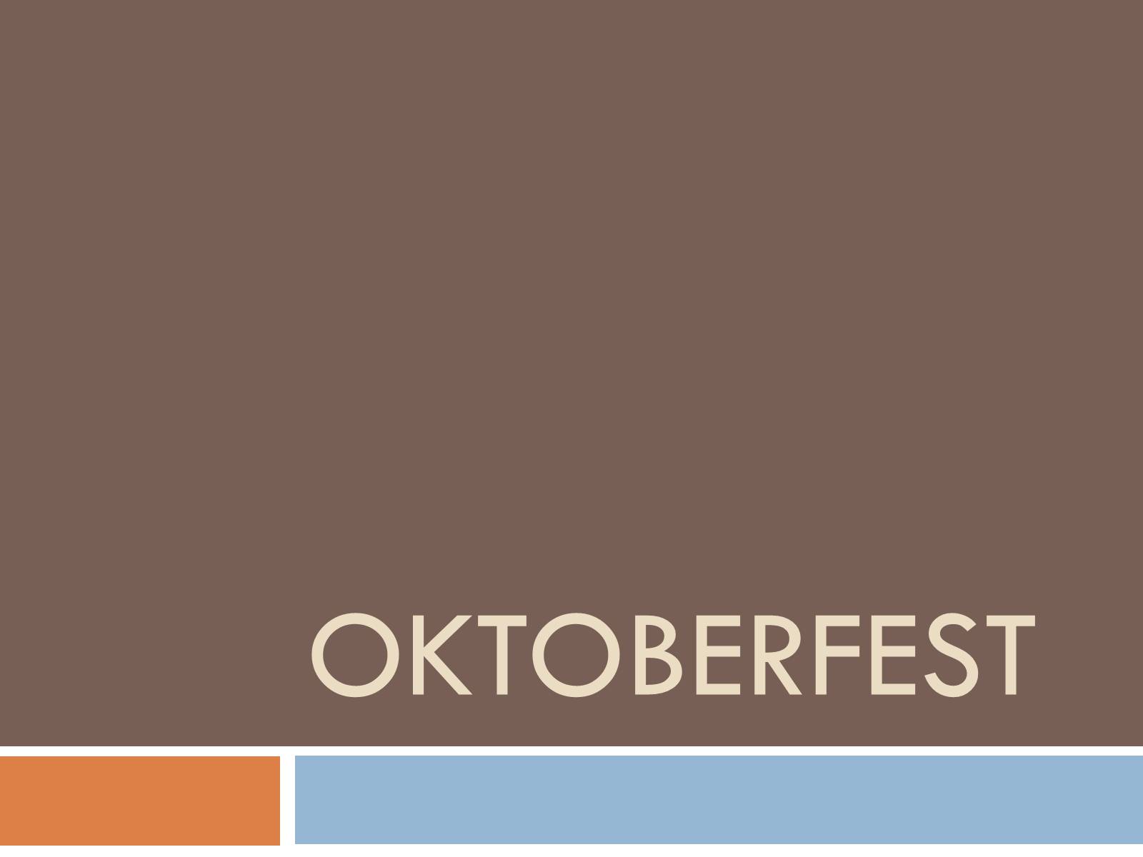 Презентація на тему «Octoberfest» - Слайд #1