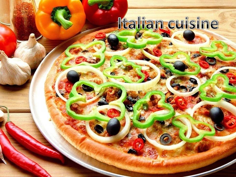Презентація на тему «Italian cuisine» (варіант 5) - Слайд #1