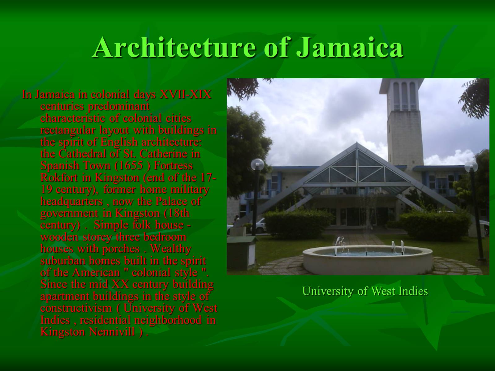 Презентація на тему «Jamaica» - Слайд #11