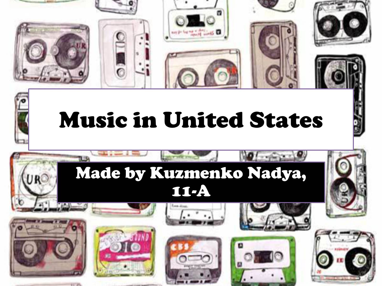 Презентація на тему «Music in United States» - Слайд #1