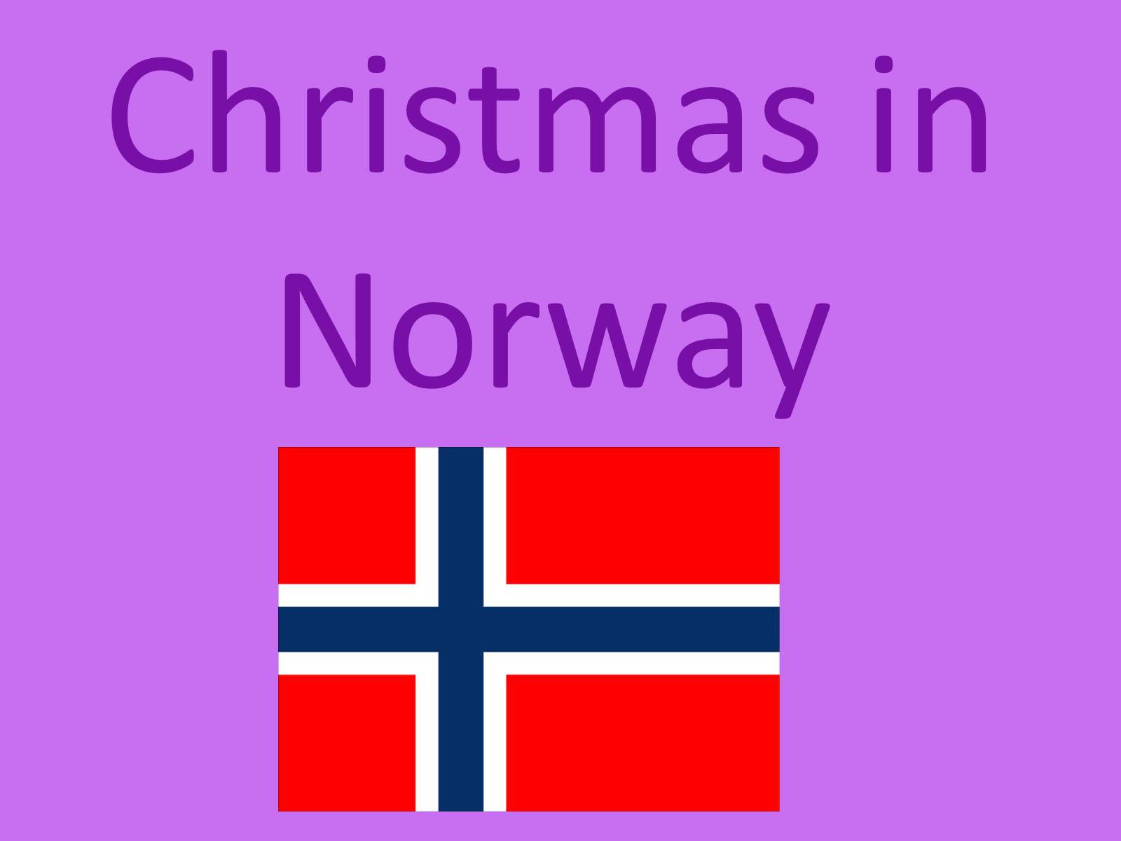 Презентація на тему «Christmas in Norway» - Слайд #1