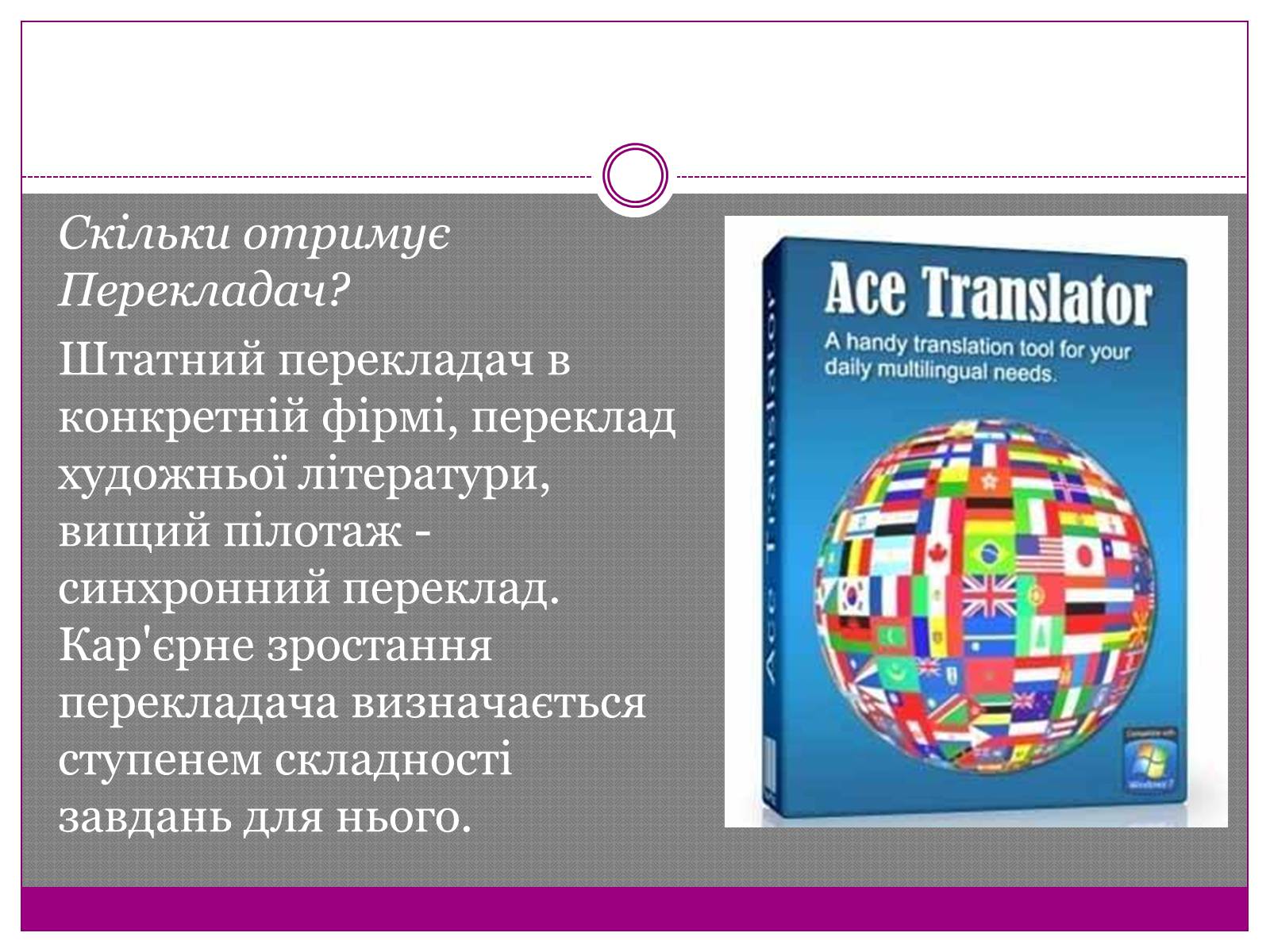 Презентація на тему «Перекладач» (варіант 1) - Слайд #9