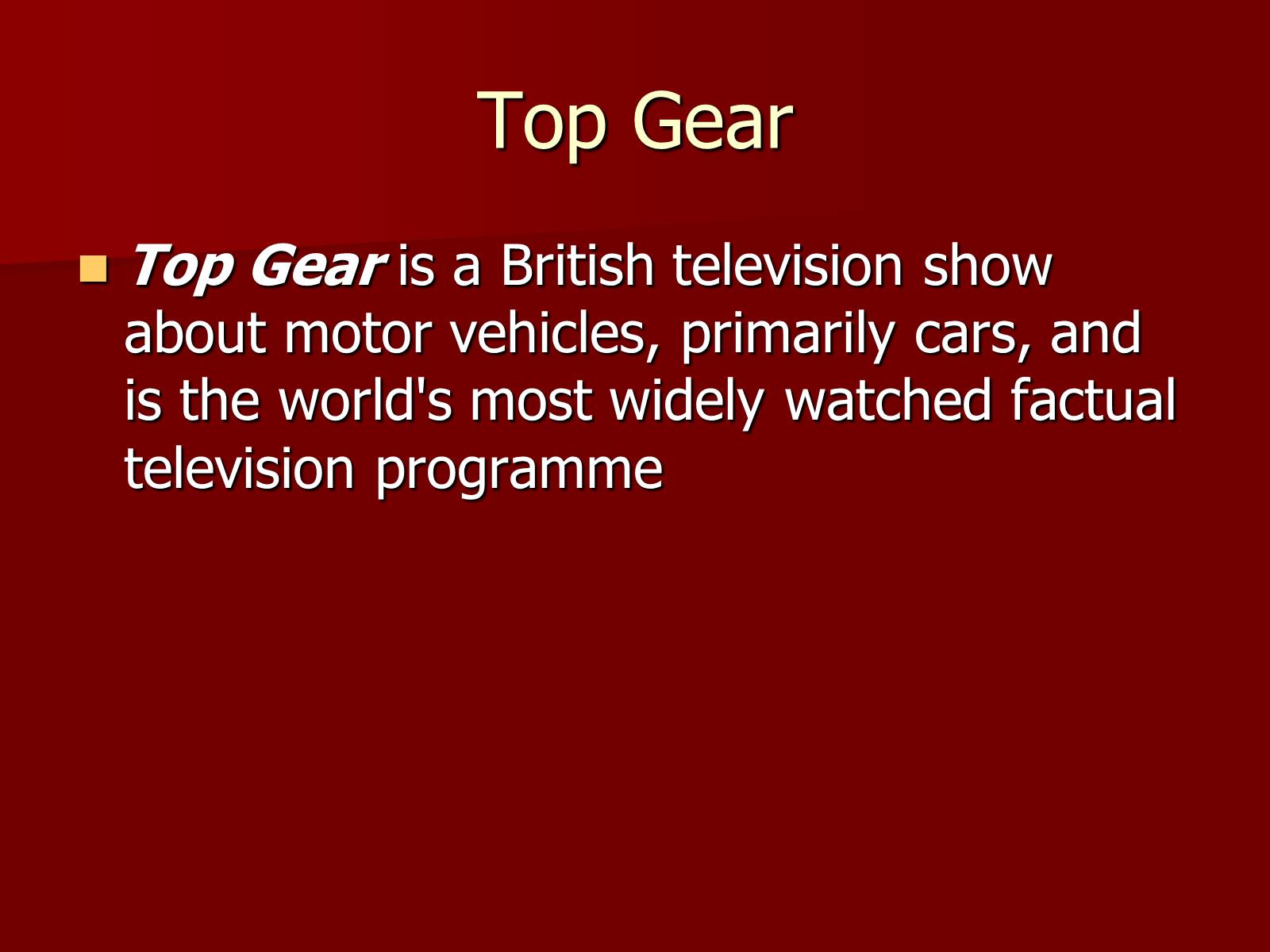 Презентація на тему «British popular TV shows» - Слайд #11