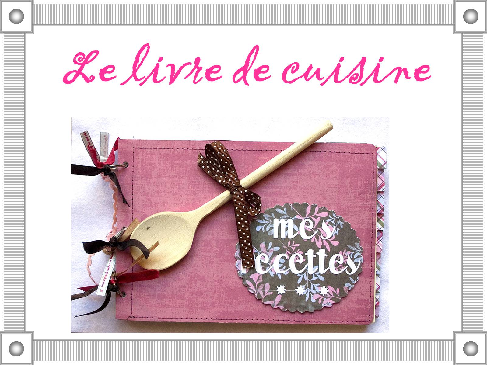 Презентація на тему «Le livre de cuisine» - Слайд #1