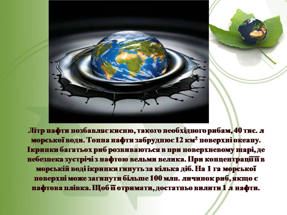 Презентація на тему «Вплив нафти та газу на екологію» - Слайд #13