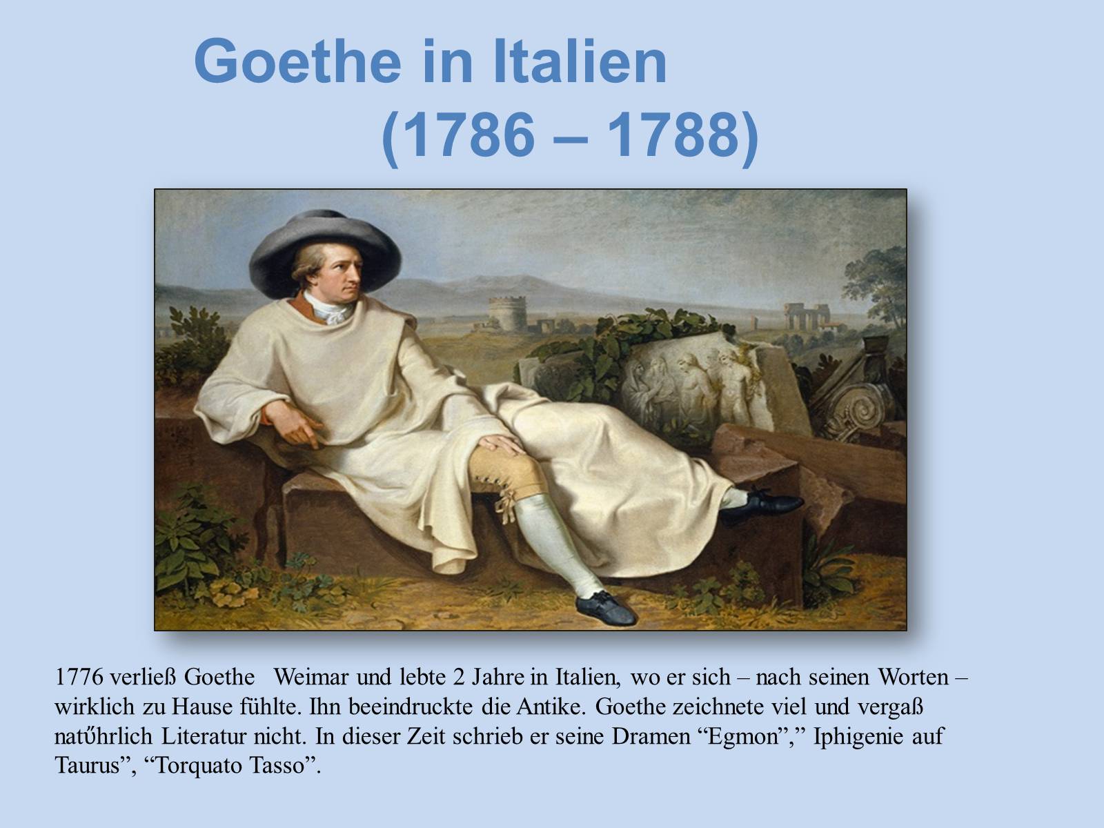 Презентація на тему «Johann Wolfgang von Goethe» (варіант 4) - Слайд #11