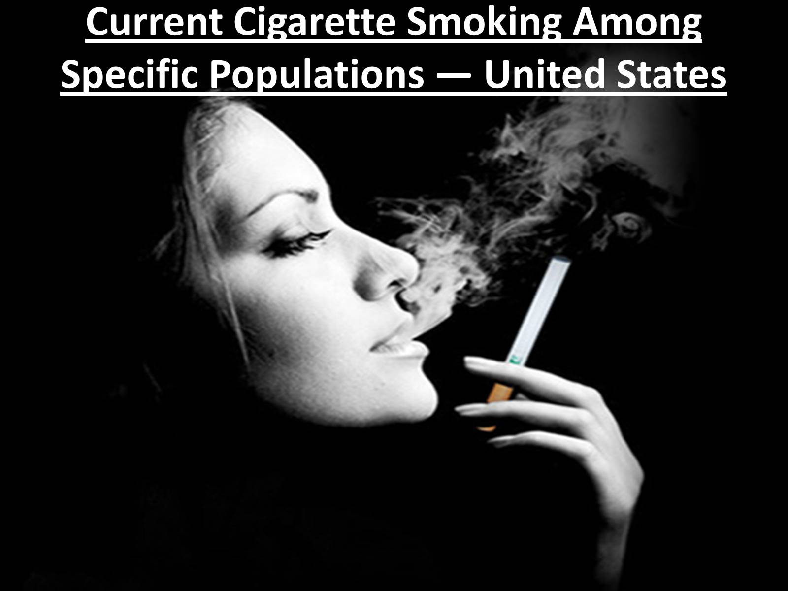 Презентація на тему «Cigarette Smoking in the United States» - Слайд #4