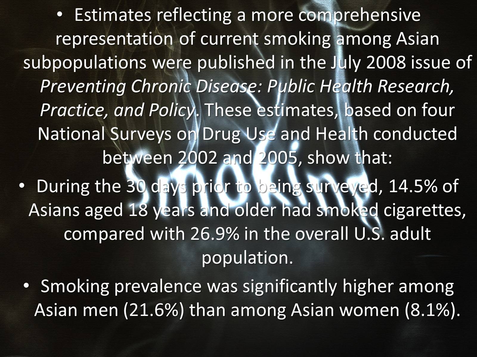 Презентація на тему «Cigarette Smoking in the United States» - Слайд #9