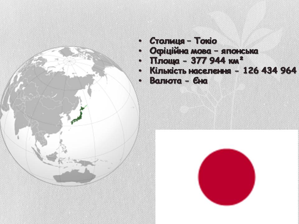 Презентація на тему «Японія» (варіант 58) - Слайд #3