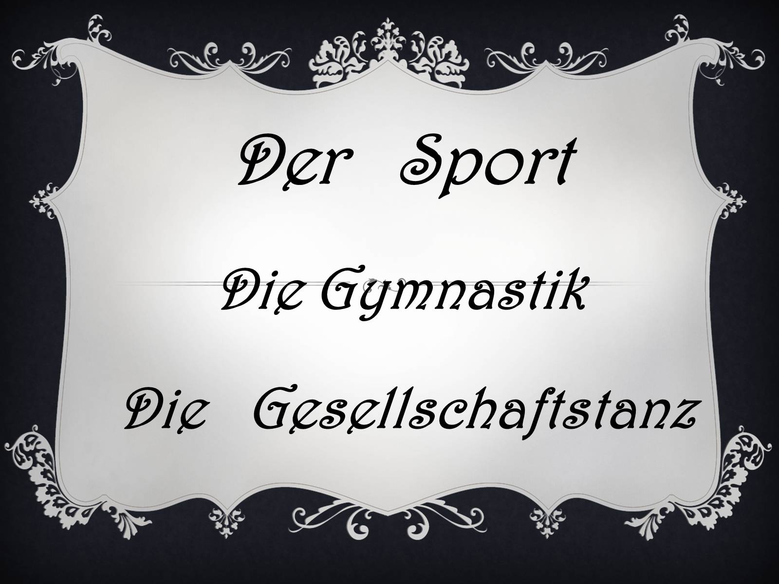 Презентація на тему «Der Sport» - Слайд #1
