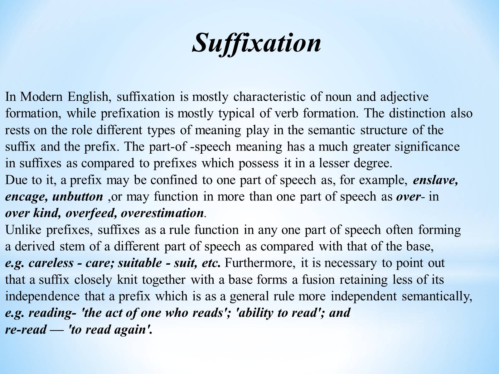 Adjective formation. Suffixation. Suffixation examples. Prefixational suffixation. Word formation in Modern English презентация на английском.