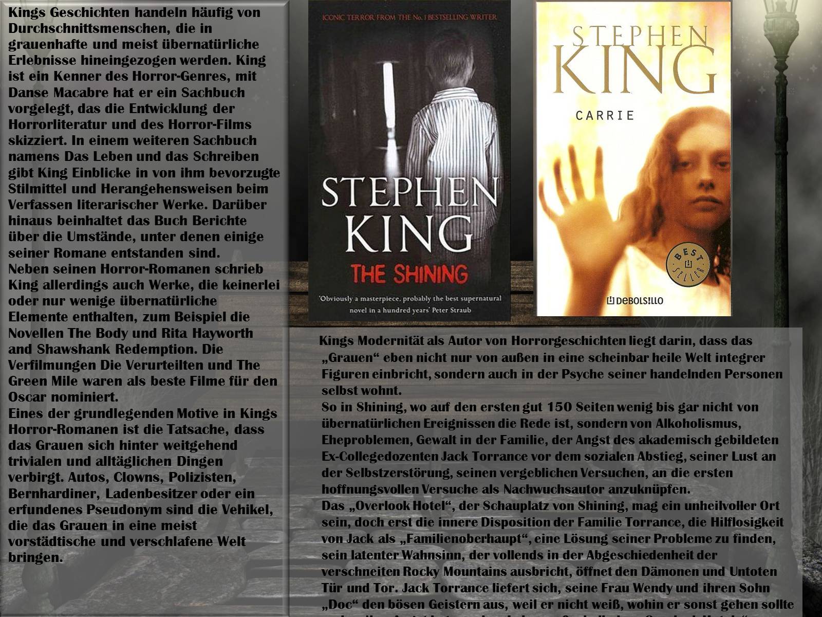 Презентація на тему «Stephen King» - Слайд #3