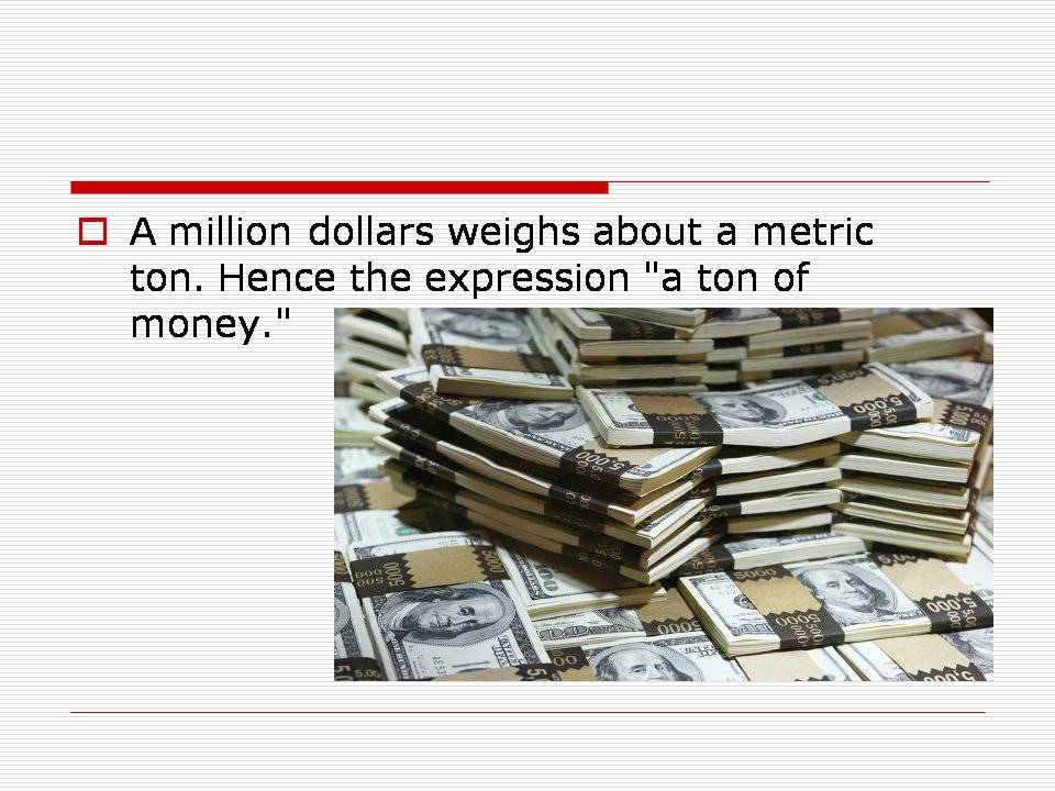 Презентація на тему «Some interesting facts about the dollar bill» - Слайд #3