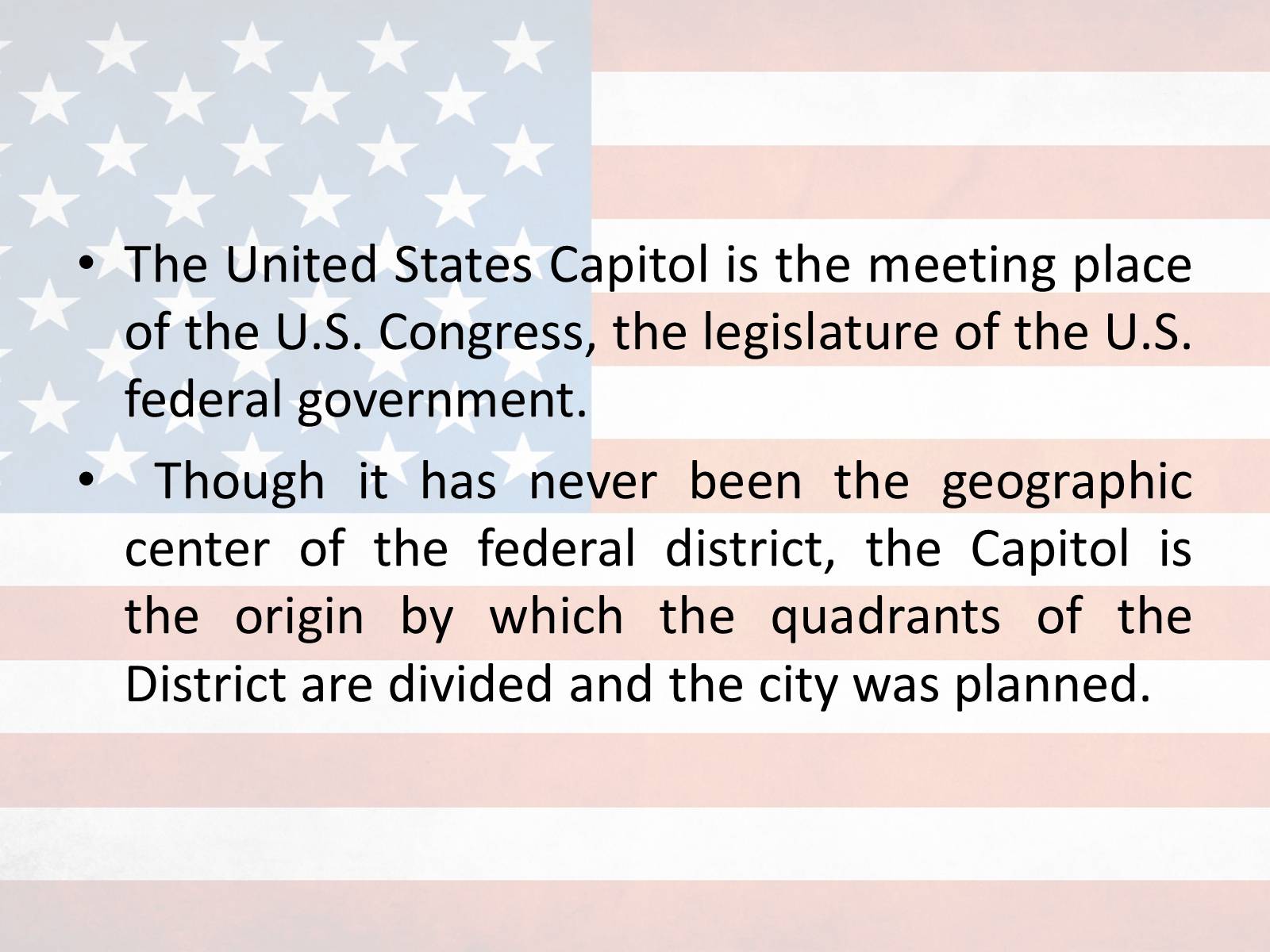 Презентація на тему «United States of America. Washington District of Columbia» - Слайд #12
