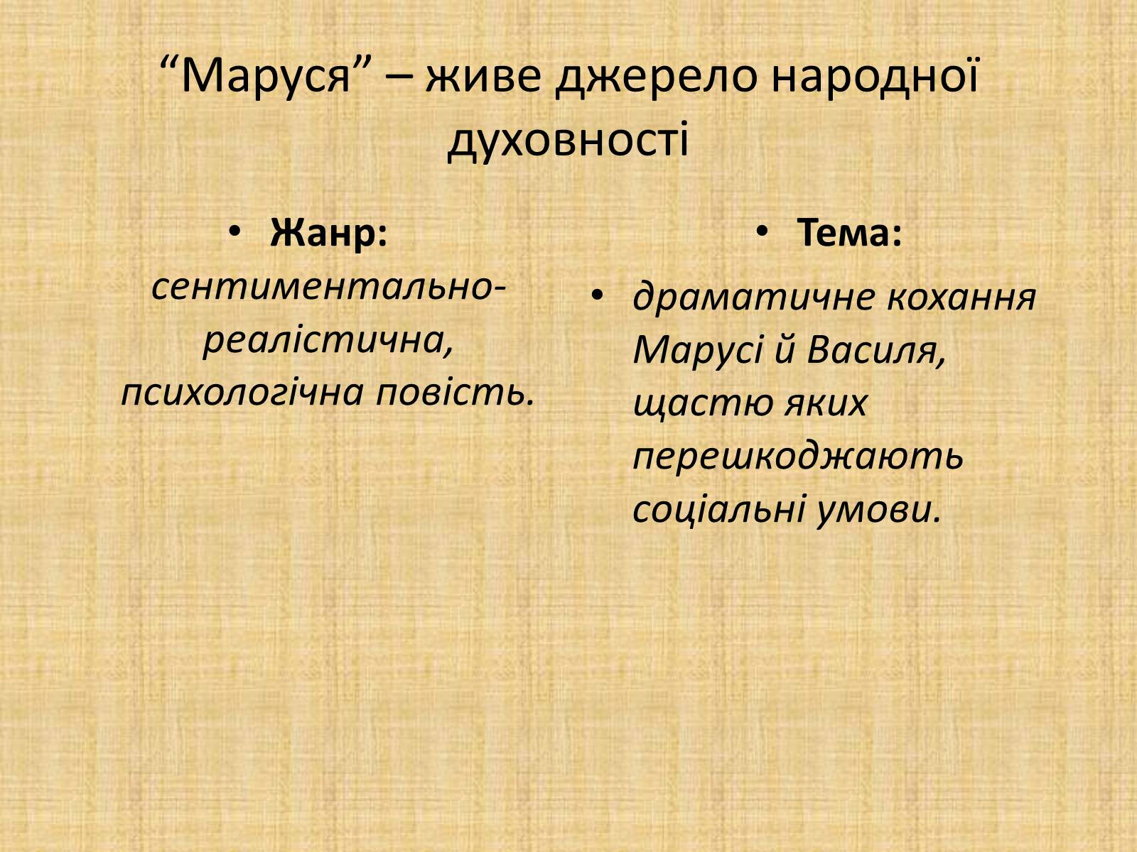 Презентація на тему «Квітка-Основ’яненко Григорій Федорович» (варіант 2) - Слайд #31