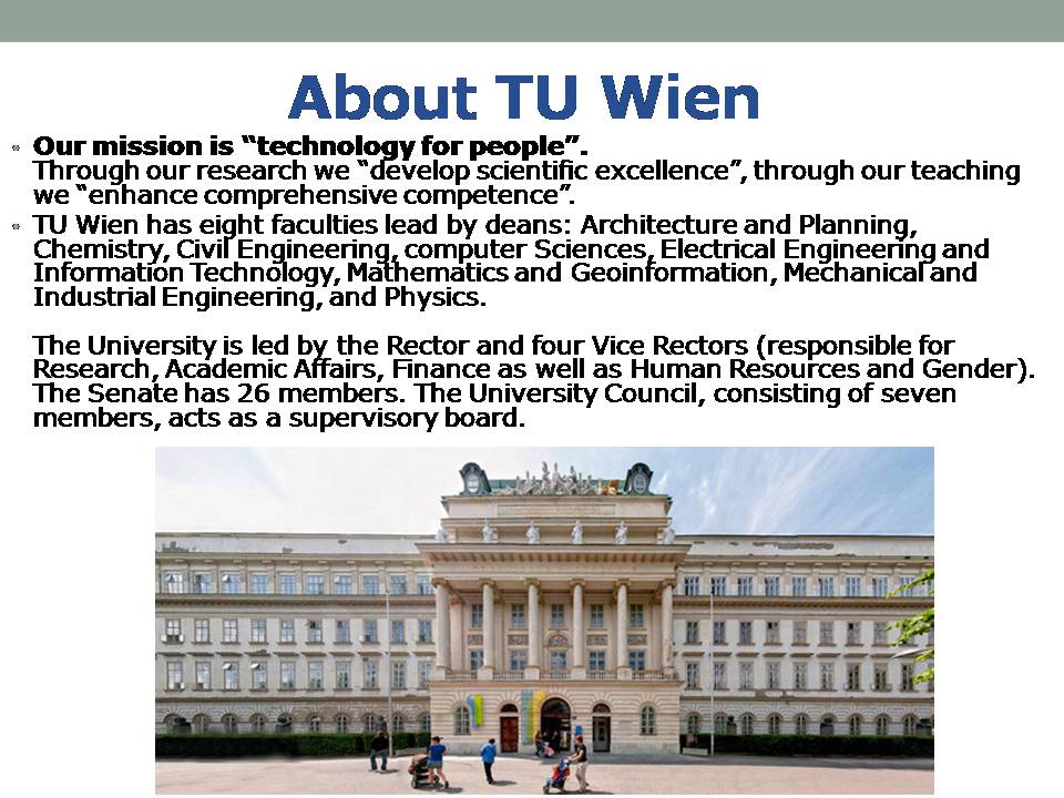 Презентація на тему «TU Wien» - Слайд #2