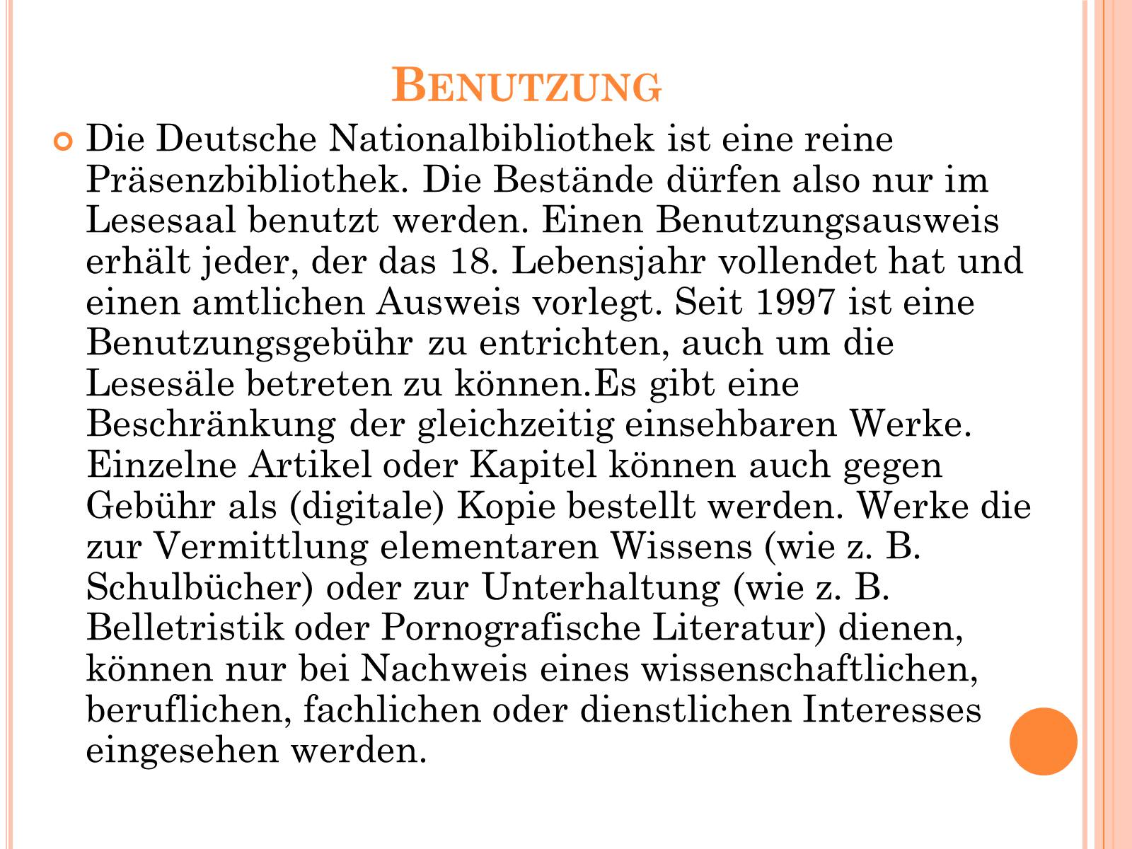 Презентація на тему «Deutsche National bibliothek» - Слайд #12
