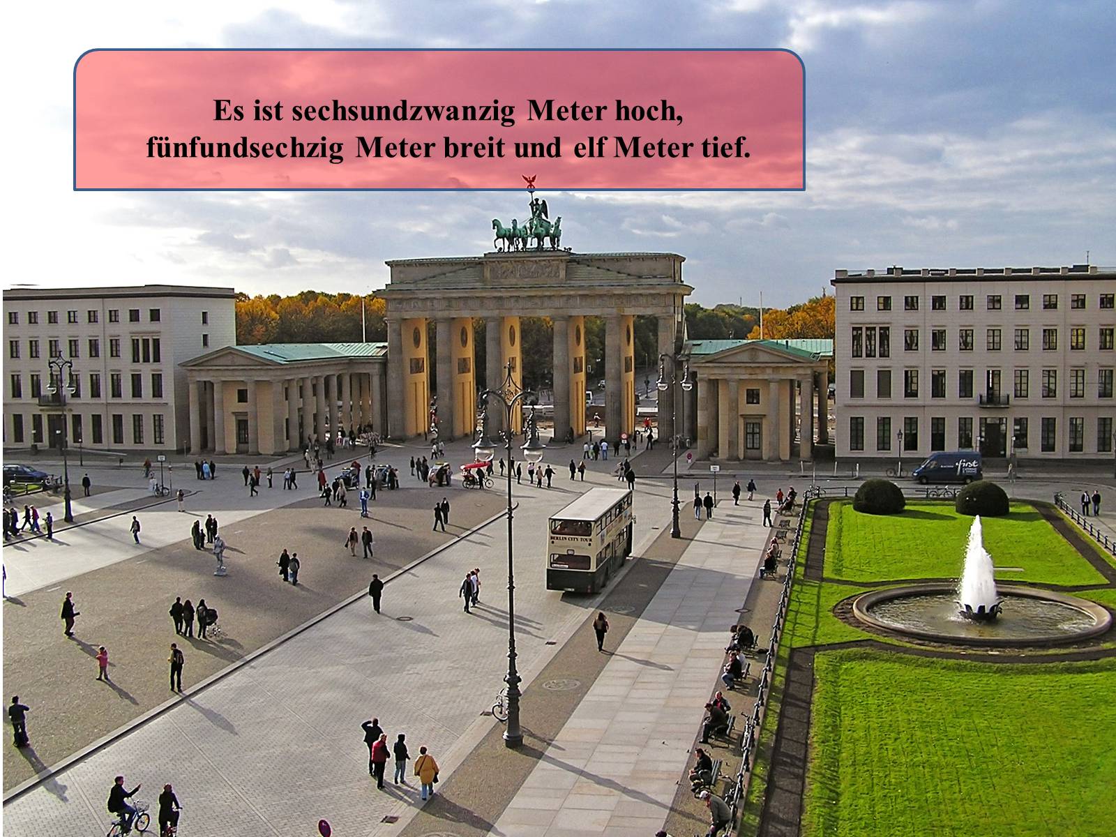 Презентація на тему «Das Brandenburger Tor» - Слайд #4