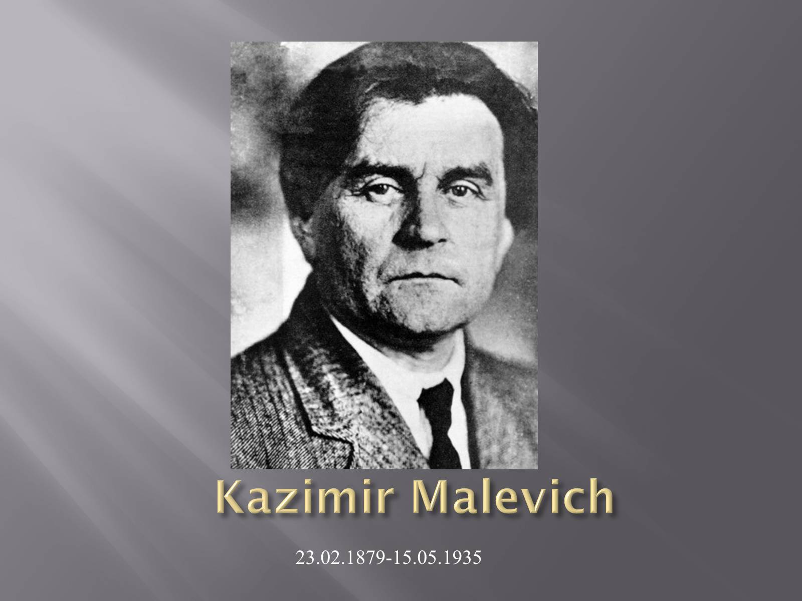 Презентація на тему «Kazimir Malevich» (варіант 2) - Слайд #1