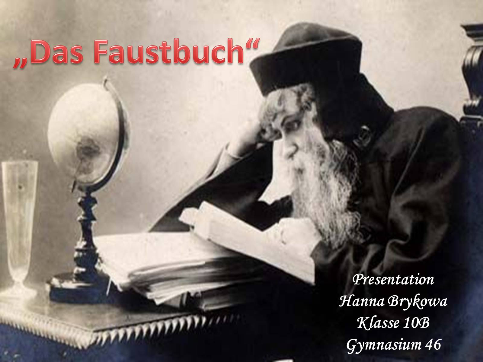 Презентація на тему «Das Faustbuch» - Слайд #1