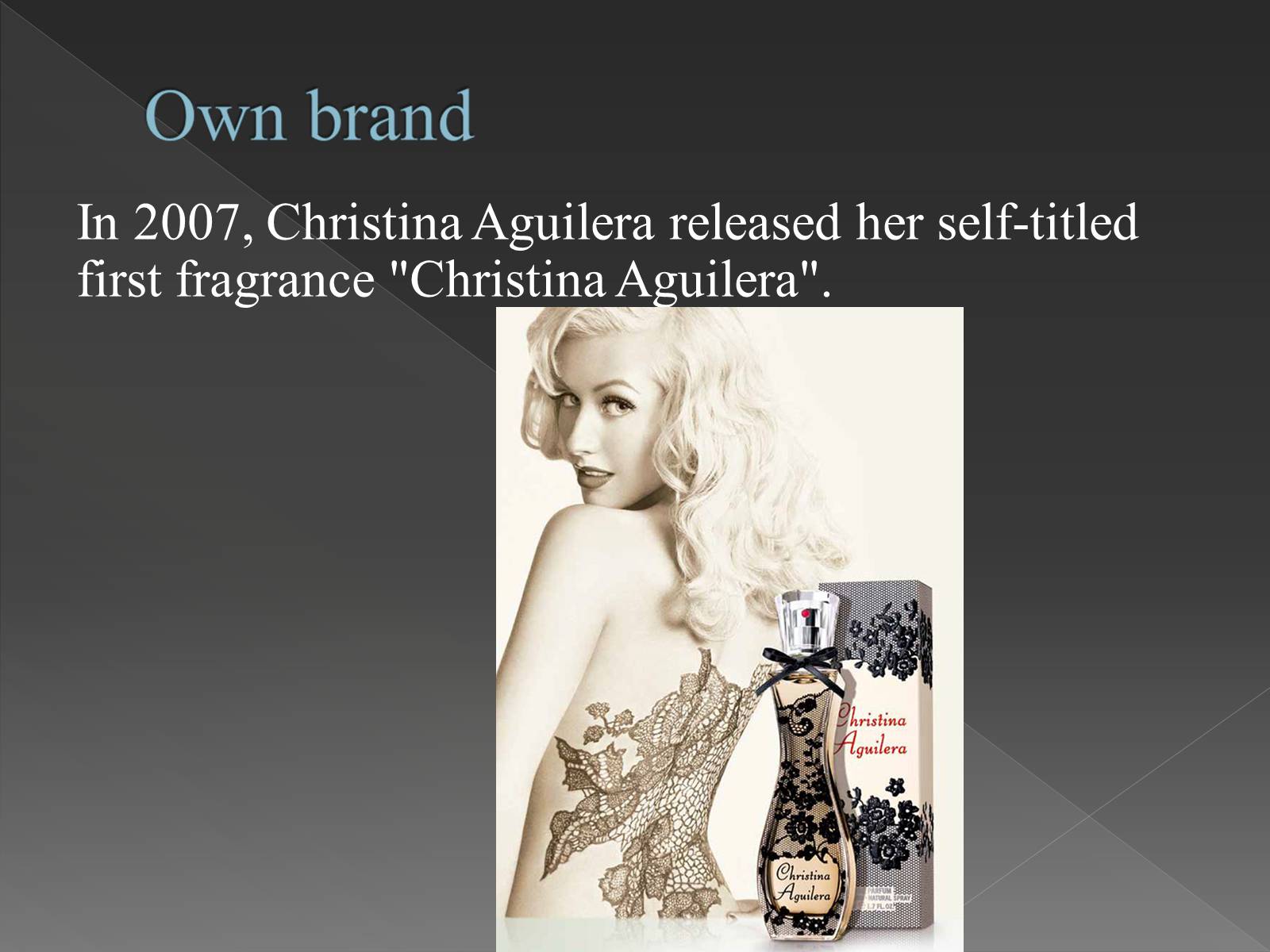Презентація на тему «Christina Aguilera» - Слайд #8