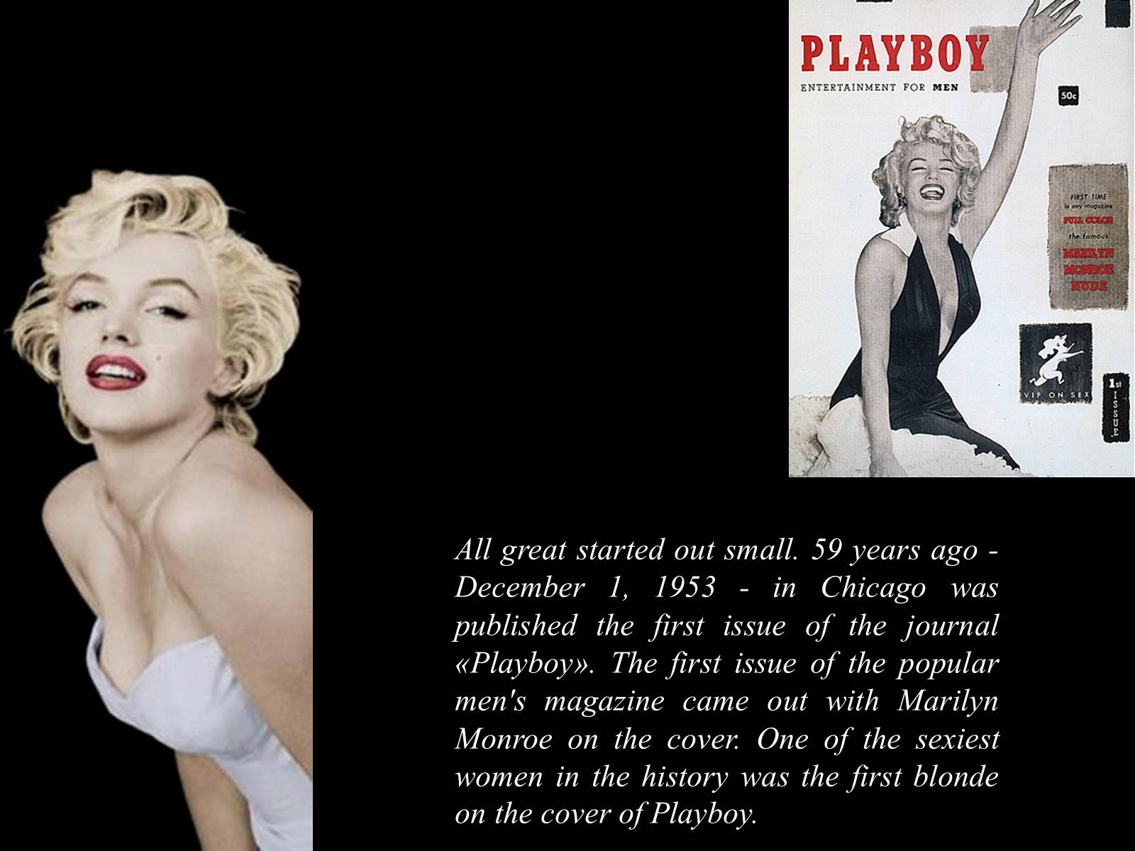 Презентація на тему «Marilyn Monroe» (варіант 2) - Слайд #7