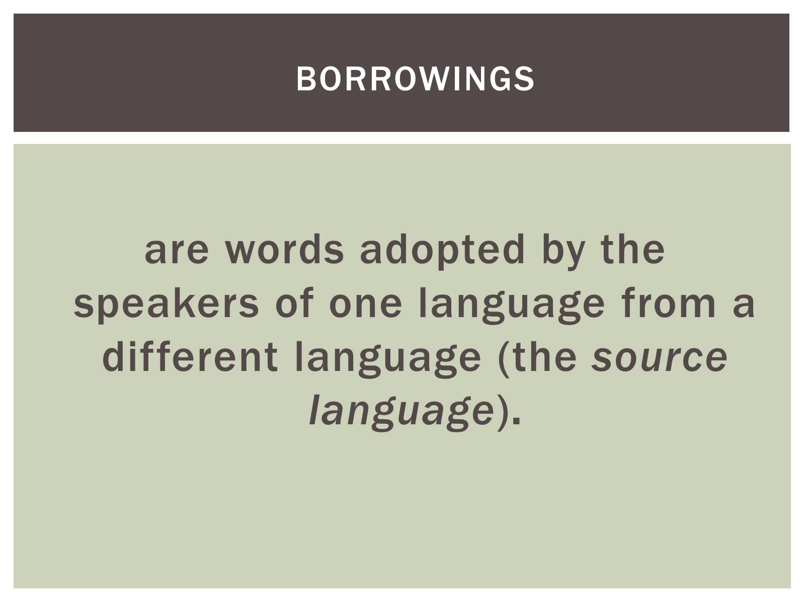 Презентація на тему «Borrowings in the modern Ukrainian language» - Слайд #2