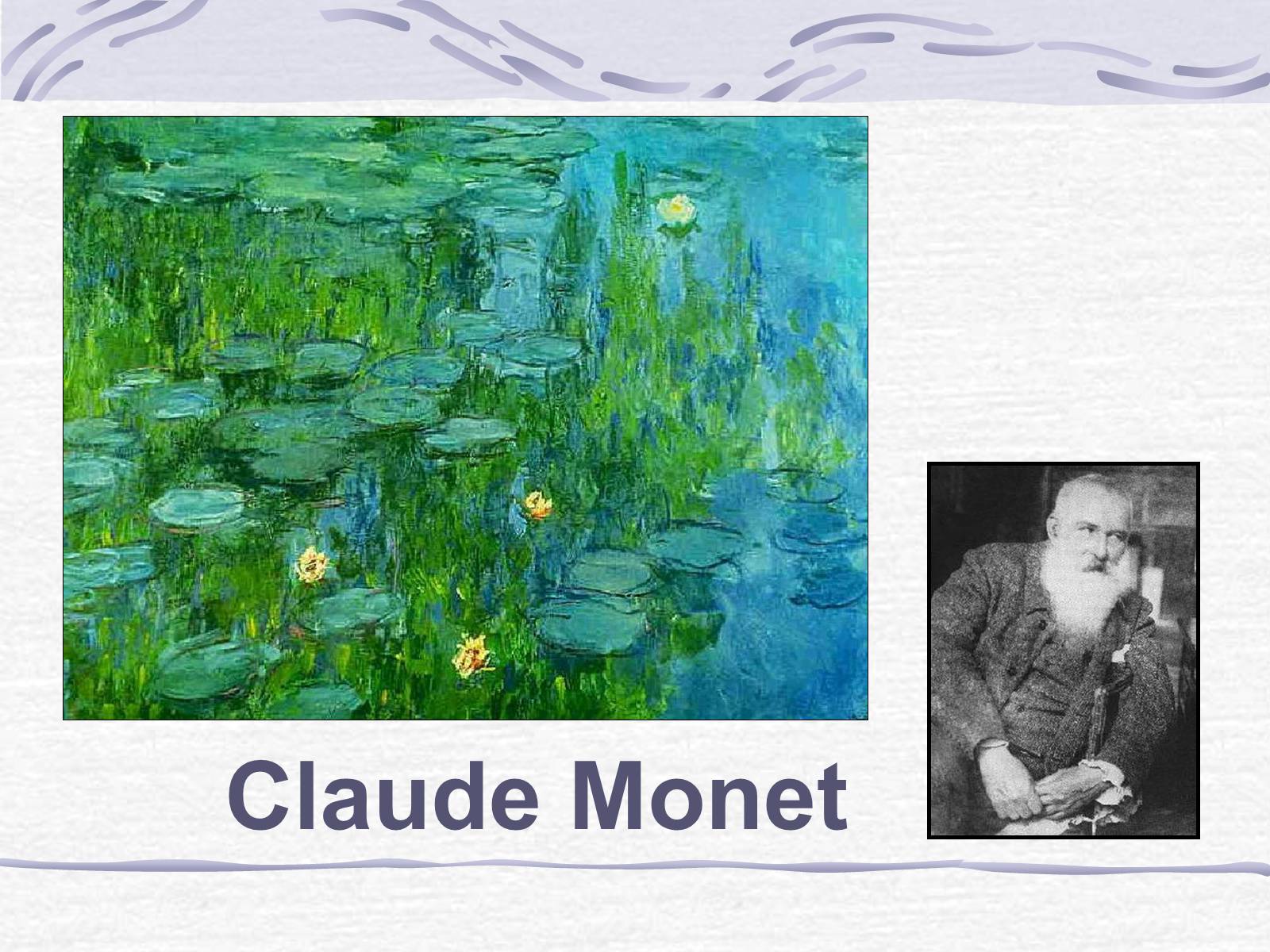 Презентація на тему «Claude Monet» (варіант 3) - Слайд #1
